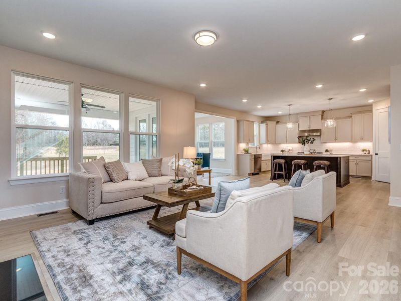 Furnished interior view inside a new home in , Gastonia (Image 5).