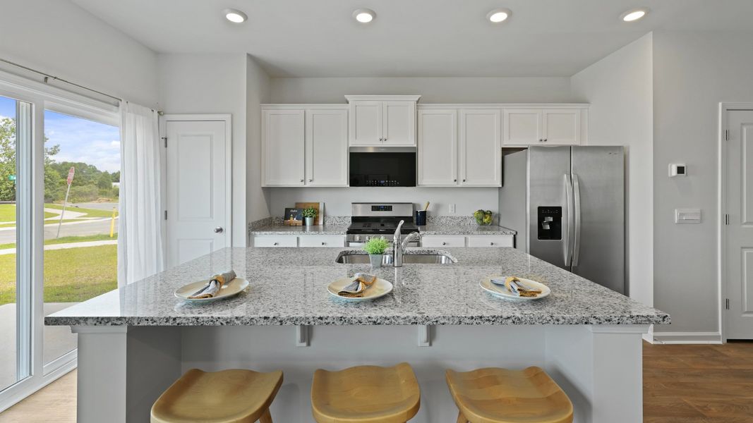 Representative furnished interior of a home built from the DUNCAN by D.R. Horton in Carolina Groves Townhomes, Moncks Corner (Image 5).