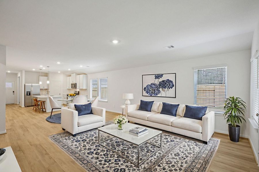 Photo is not of the actual home, but is an inspirational photo of builder’s model home and may depict options, furnishings, and/or decorator features that are not included