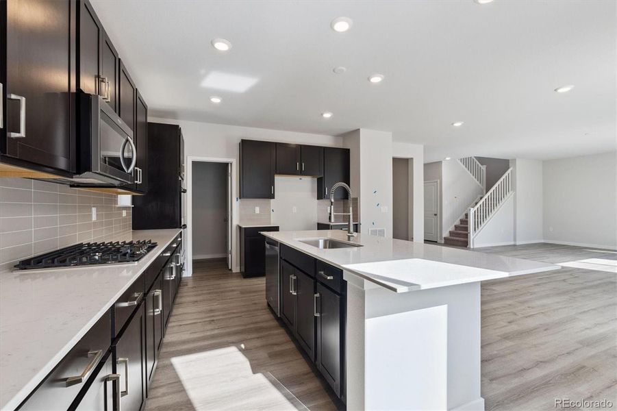 Furnished interior view inside a new home in Floret Collection at Parkdale Commons, Lafayette (Image 4).