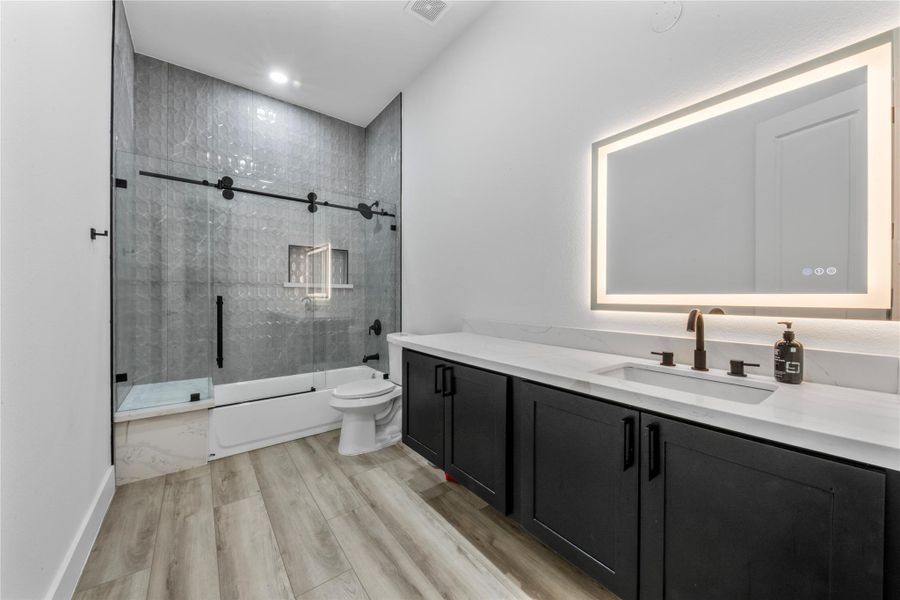 Furnished interior view inside a new home in , Sealy (Image 10).