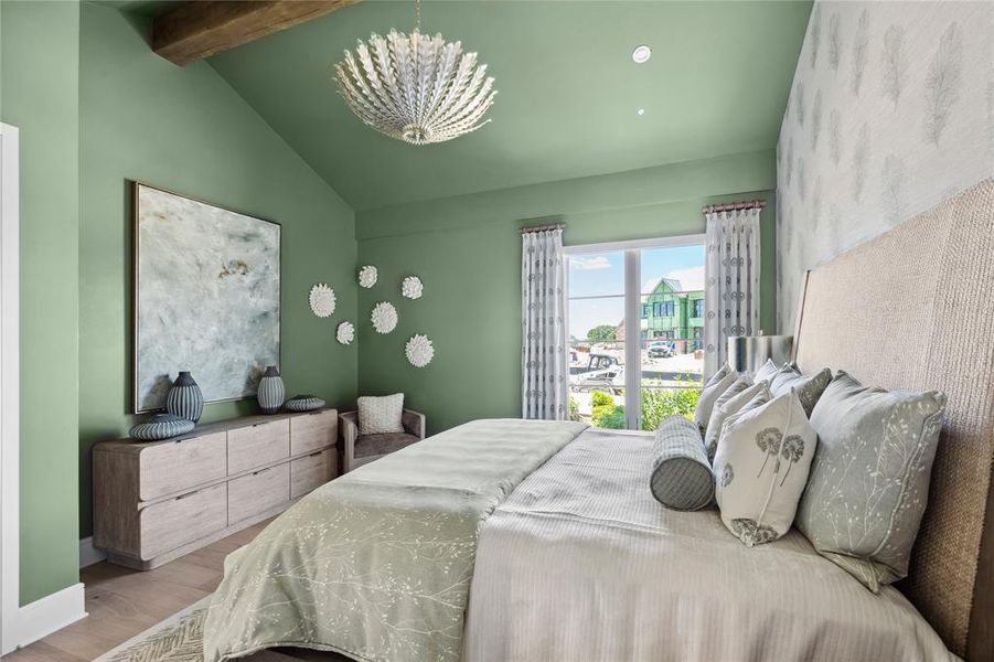 Furnished interior view inside a new home in , Fort Worth (Image 32).