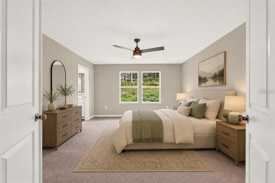 Furnished interior view inside a new home in , Alachua (Image 13).