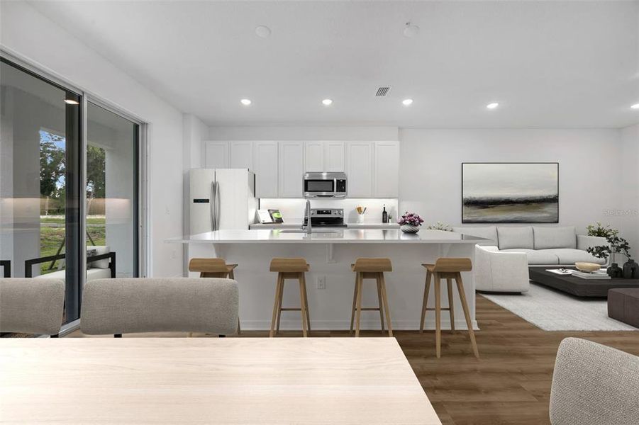 Furnished interior view inside a new home in Delaney Reserve, Deland (Image 17).