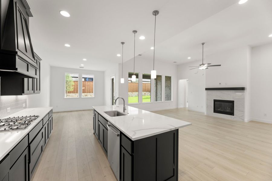 Furnished interior view inside a new home in Nelson Lake Estates, Rockwall (Image 6).