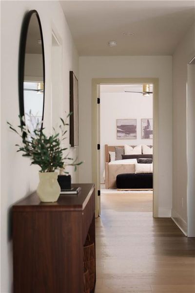 Furnished interior view inside a new home in , Atlanta (Image 36).