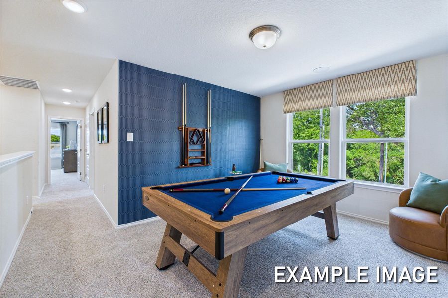 Representative furnished interior of a home built from the The Gillian C by Davidson Homes LLC in Buffalo Way Villas, Houston (Image 20).