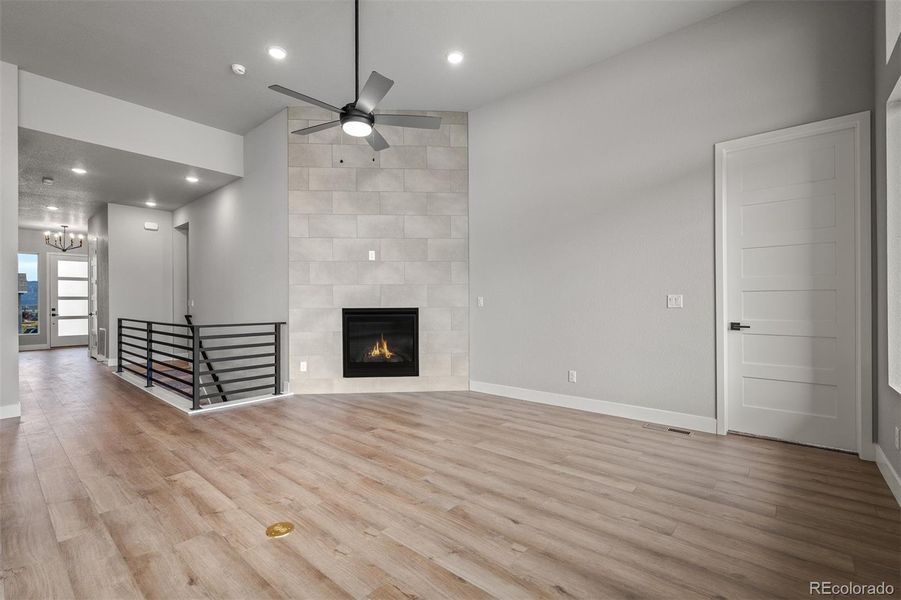 Spacious, unfurnished interior of a new home in Cloverleaf – Mountainview Collection, Monument (Image 21).