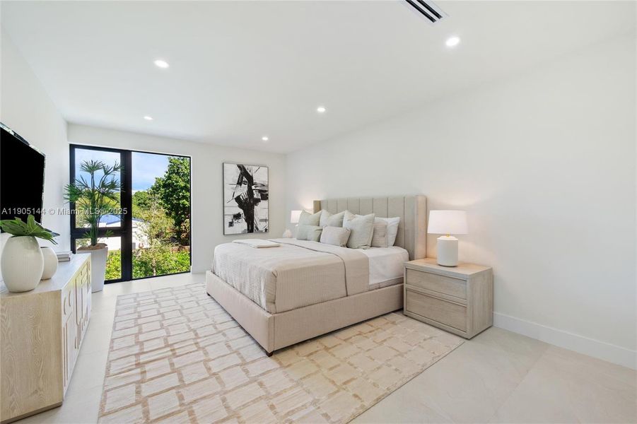 Furnished interior view inside a new home in , Miami (Image 6).