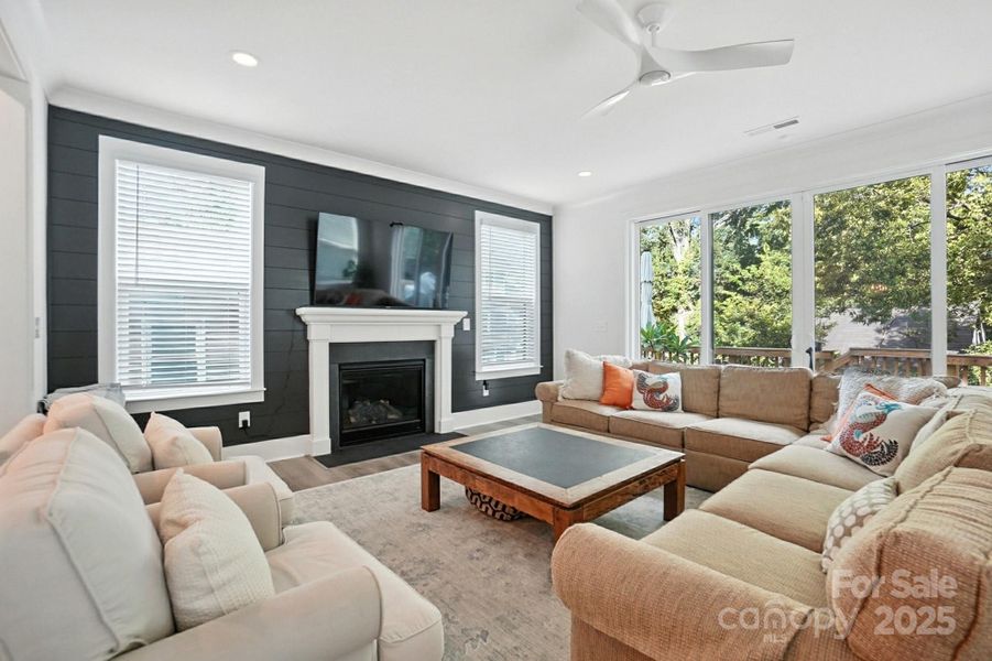 Furnished interior view inside a new home in , Charlotte (Image 2).