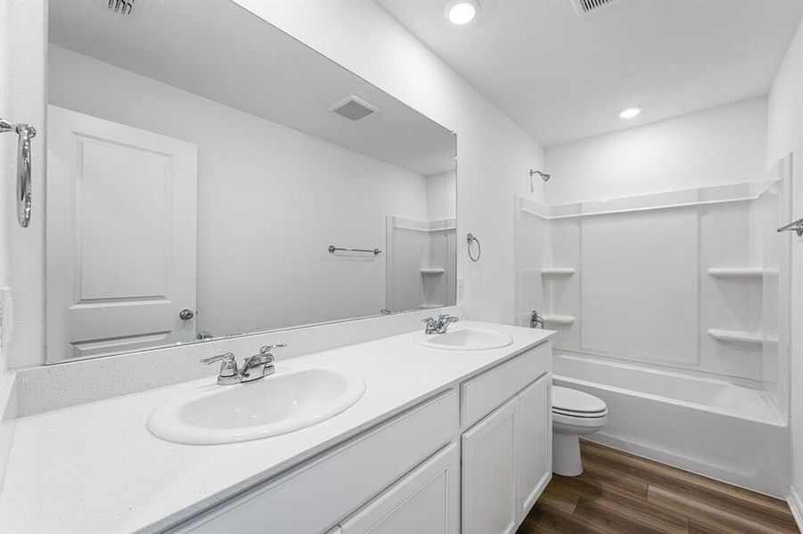 Furnished interior view inside a new home in River Ridge, Crandall (Image 9). Furnished interior view inside a new home in River Ridge, Crandall (Image 9).