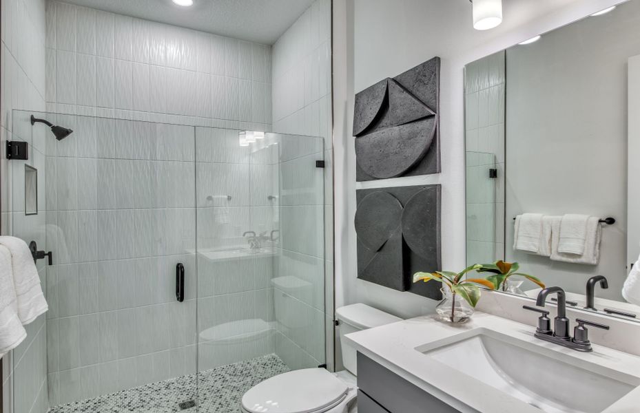 Furnished interior view inside a new home in Marigold, Davie (Image 3). Furnished interior view inside a new home in Marigold, Davie (Image 3).