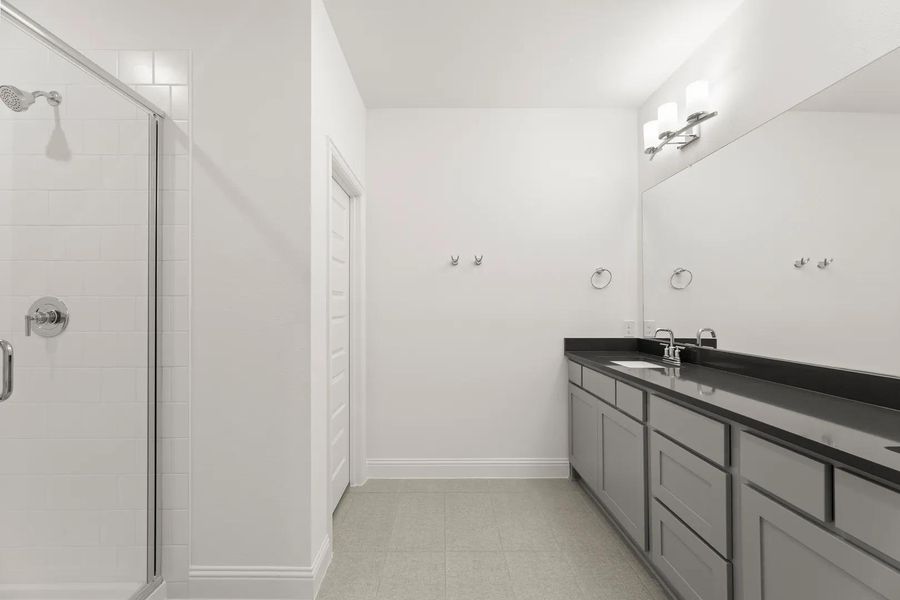 The Cyrus B Primary Suite Bathroom