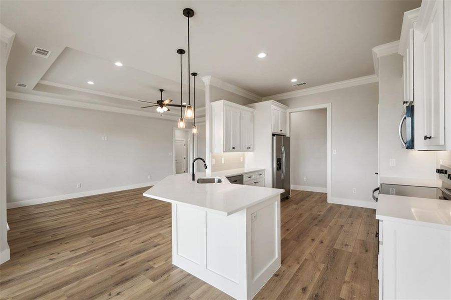 Furnished interior view inside a new home in , Mabank (Image 10).