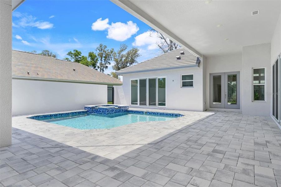 Exterior details and patio area of a home in Toscana, Palm Coast (Image 3). Exterior details and patio area of a home in Toscana, Palm Coast (Image 3).