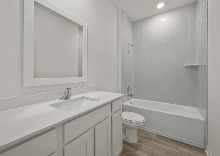 Secondary bathroom