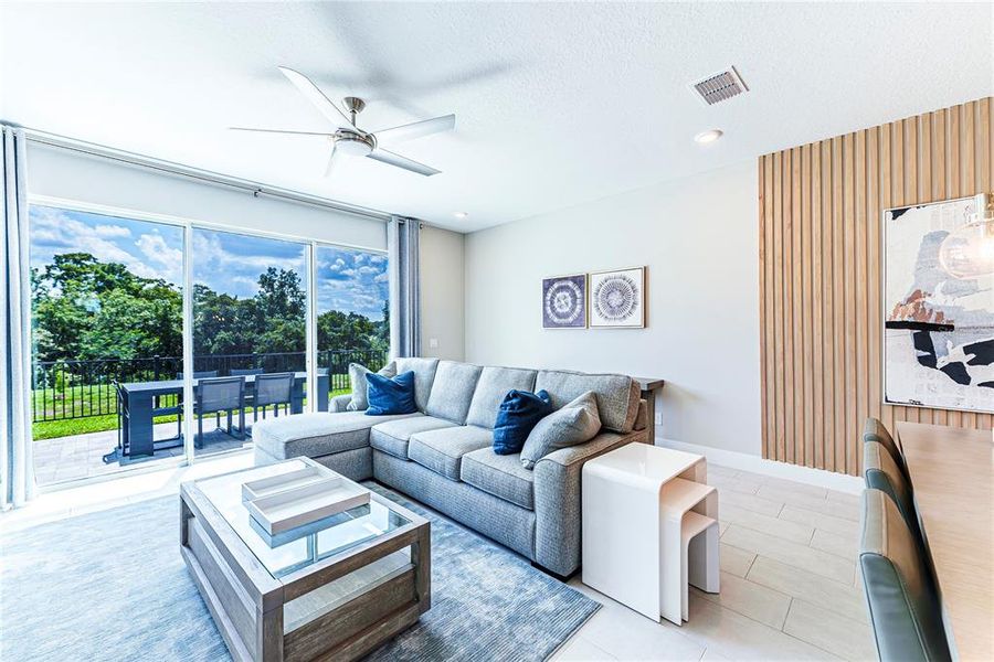 Furnished interior view inside a new home in , Kissimmee (Image 7). Furnished interior view inside a new home in , Kissimmee (Image 7).