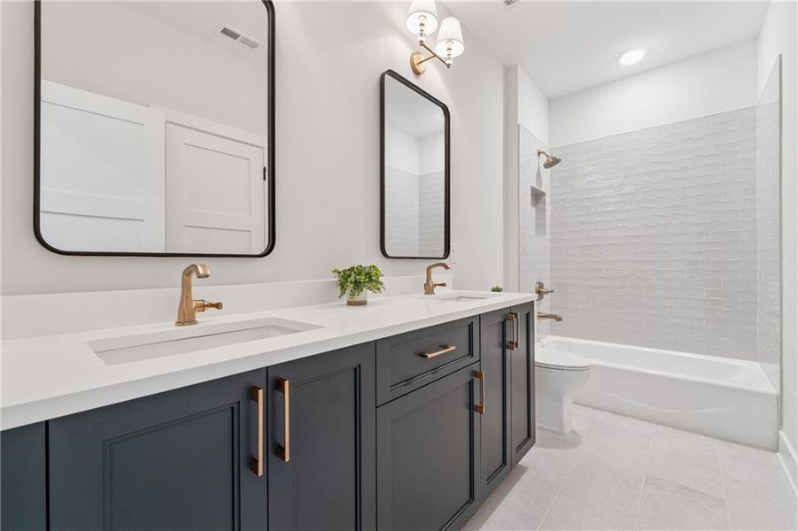 Furnished interior view inside a new home in , Acworth (Image 8). Furnished interior view inside a new home in , Acworth (Image 8).