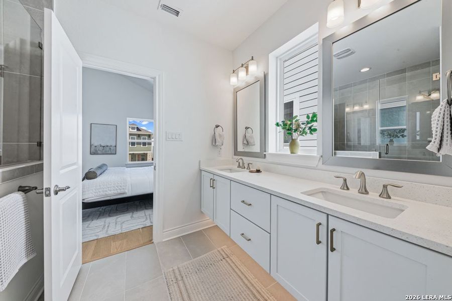 Furnished interior view inside a new home in Town Creek, New Braunfels (Image 13). Furnished interior view inside a new home in Town Creek, New Braunfels (Image 13).