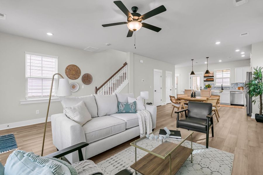 Furnished interior view inside a new home in Nexton - Midtown - The Park Collection, Summerville (Image 34).