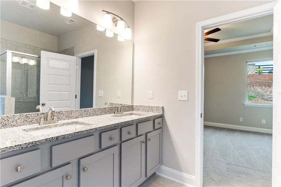 Furnished interior view inside a new home in Highland Park, Stonecrest (Image 7). Furnished interior view inside a new home in Highland Park, Stonecrest (Image 7).