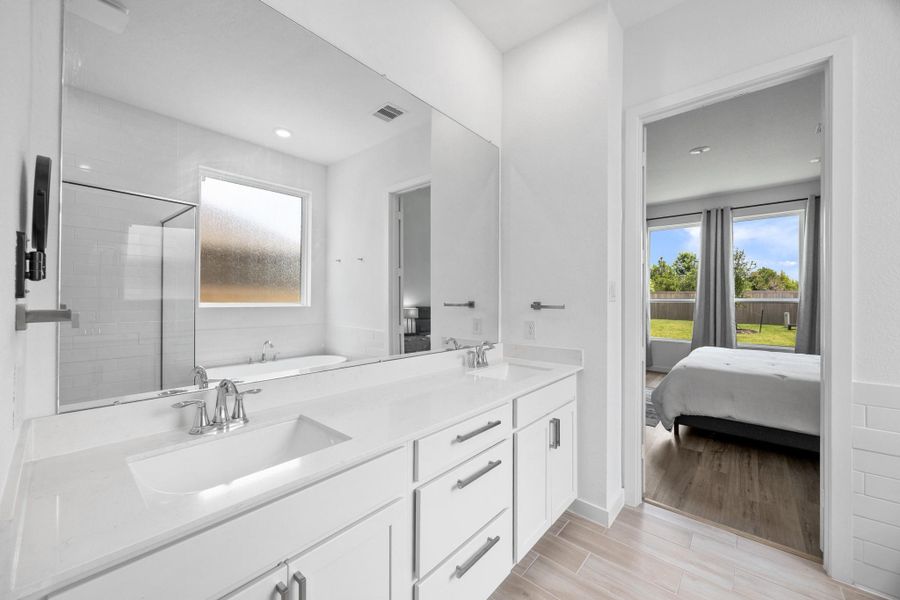 Furnished interior view inside a new home in , Cypress (Image 32).