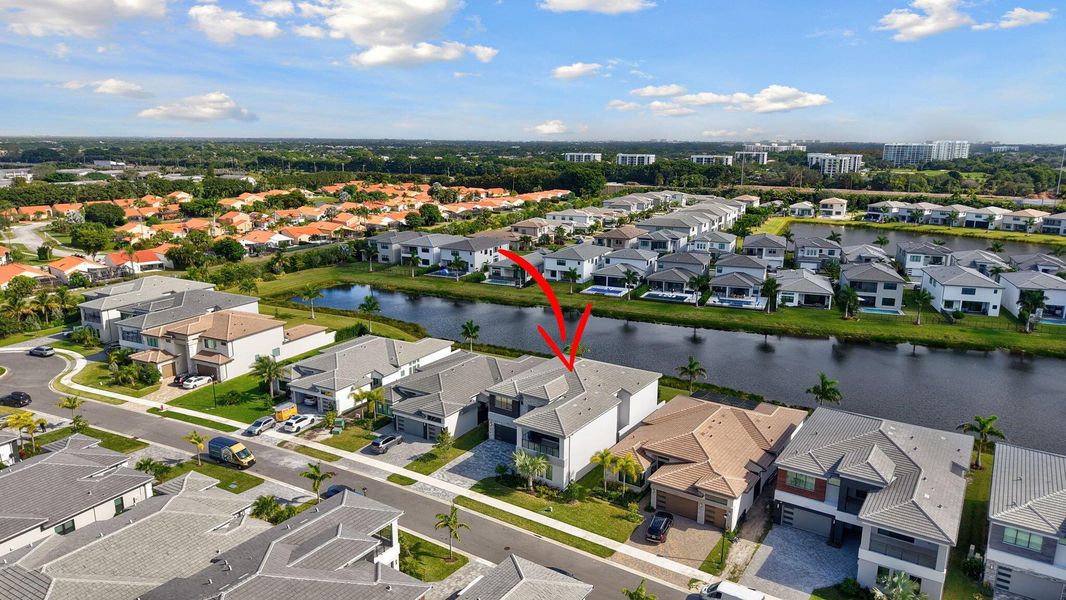 Front exterior of a new home in , Boca Raton, FL, highlighting curb appeal (Image 26). Front exterior of a new home in , Boca Raton, FL, highlighting curb appeal (Image 26).