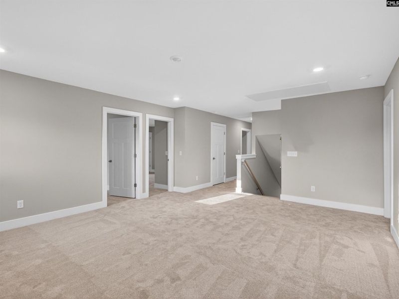 Spacious, unfurnished interior of a new home in Collins Cove, Chapin (Image 46).