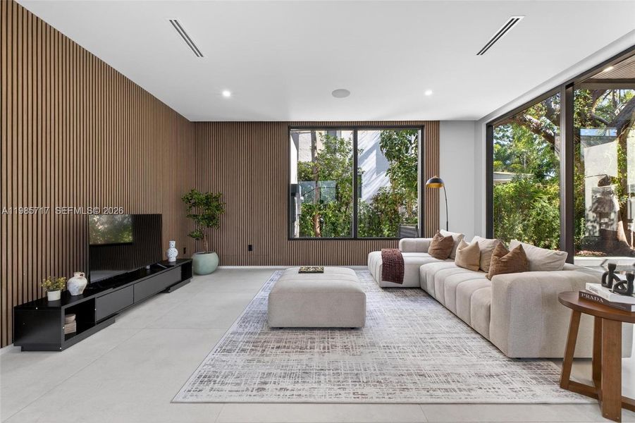 Furnished interior view inside a new home in , Miami (Image 7).