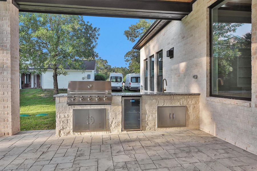 Outdoor kitchen. Outdoor kitchen.