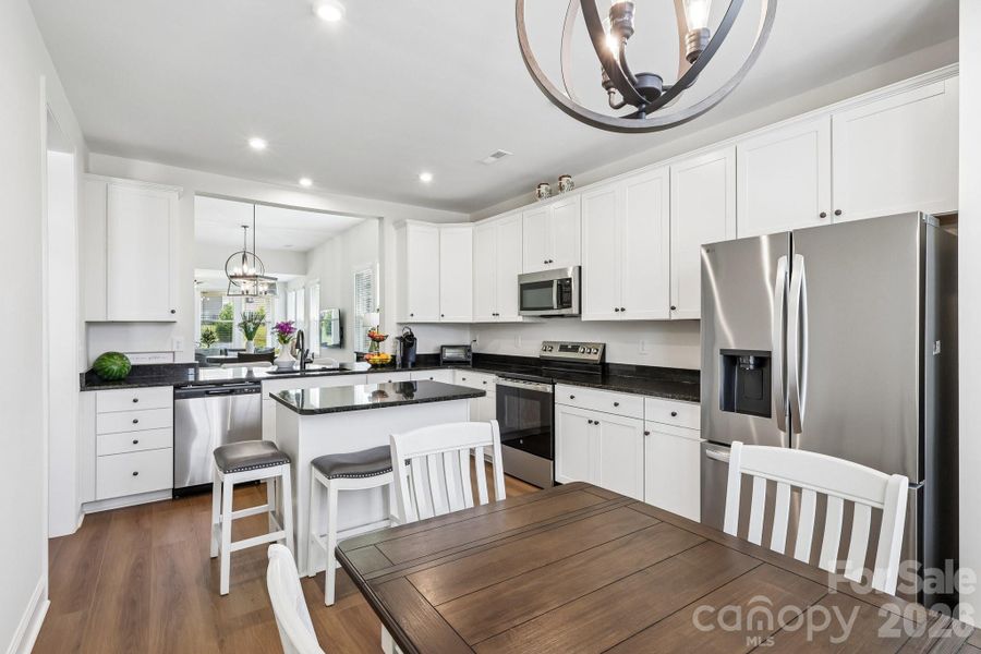 Furnished interior view inside a new home in , Charlotte (Image 11).