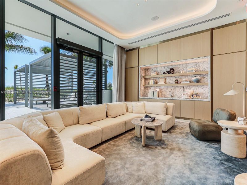 Furnished interior view inside a new home in Casamar, Pompano Beach (Image 39).