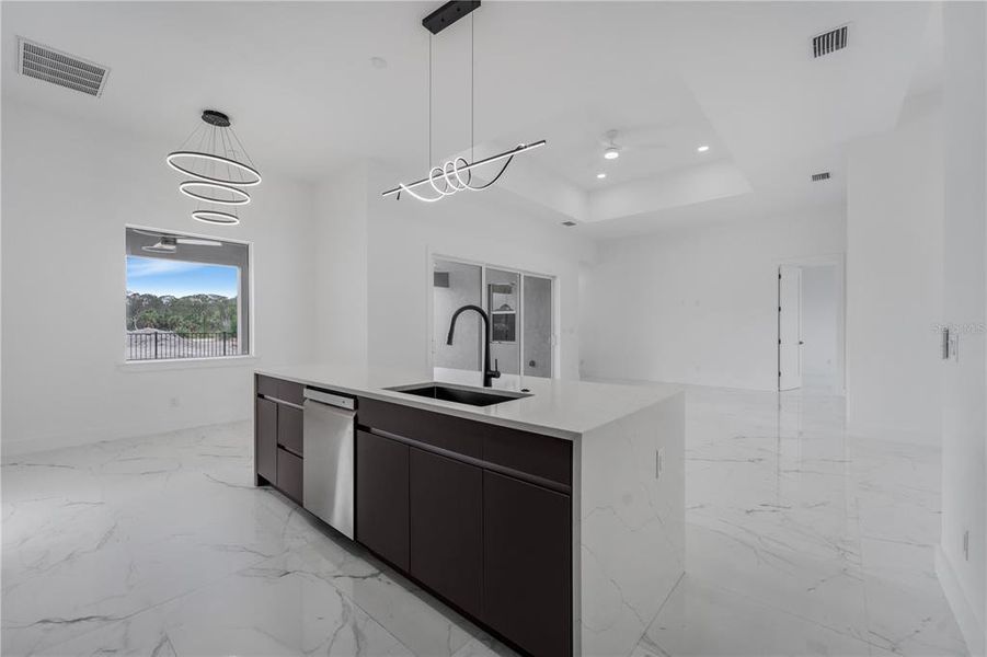 Furnished interior view inside a new home in , Cape Coral (Image 7). Furnished interior view inside a new home in , Cape Coral (Image 7).