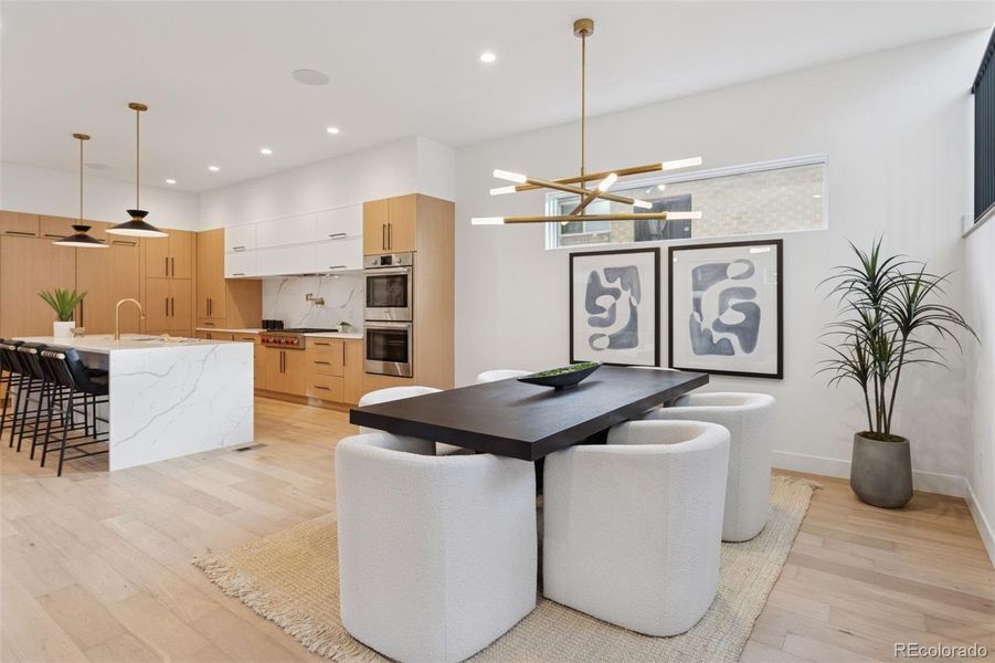 Furnished interior view inside a new home in , Denver (Image 15).