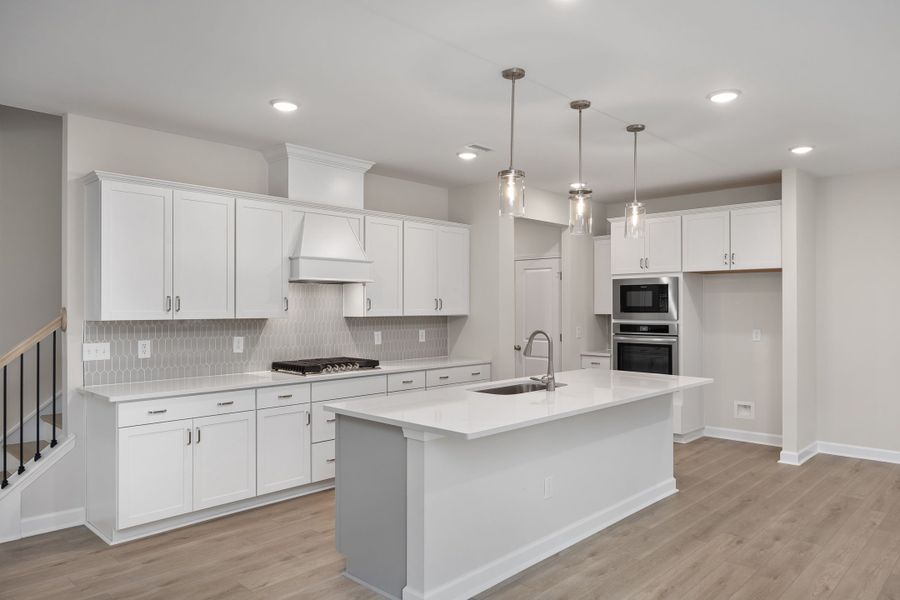 Representative furnished interior of a home built from the The Beech by Davidson Homes LLC in Wendell Ridge, Wendell (Image 6).