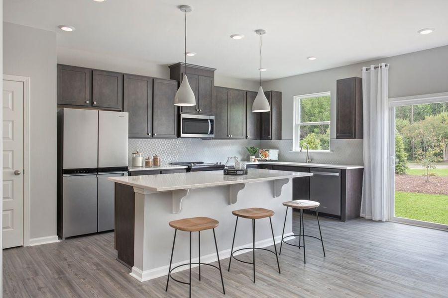 Furnished interior view inside a new home in Bridgepoint, Chapel Hill (Image 4).