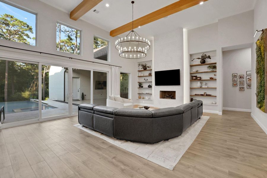 Furnished interior view inside a new home in , Tomball (Image 43).
