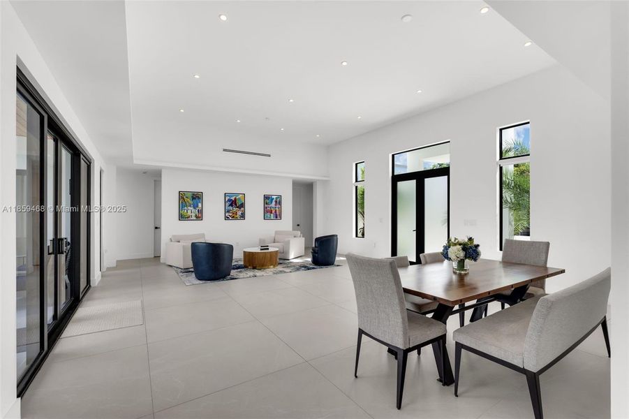 Furnished interior view inside a new home in , Miami (Image 7).