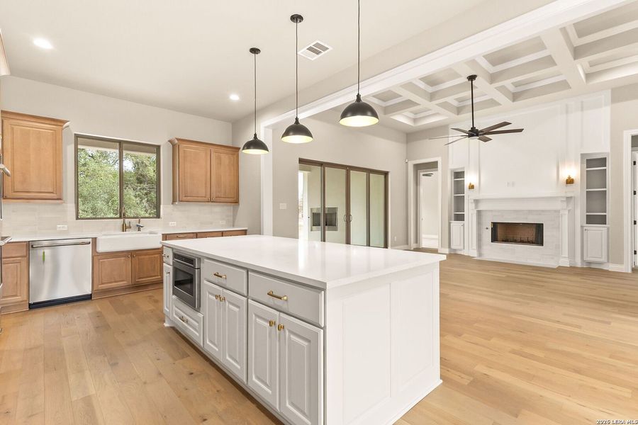 Furnished interior view inside a new home in , Spring Branch (Image 11).