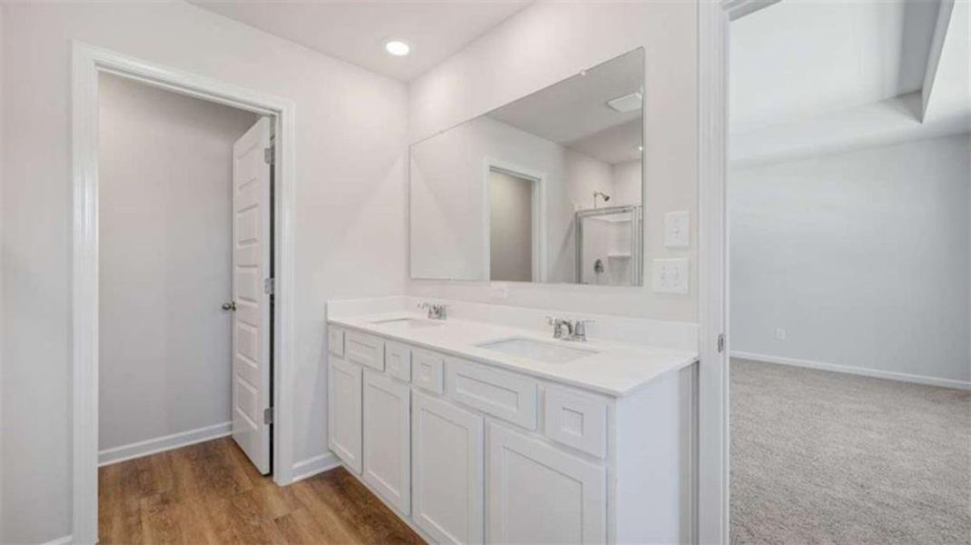 Furnished interior view inside a new home in Shoal Creek, Hampton (Image 4).