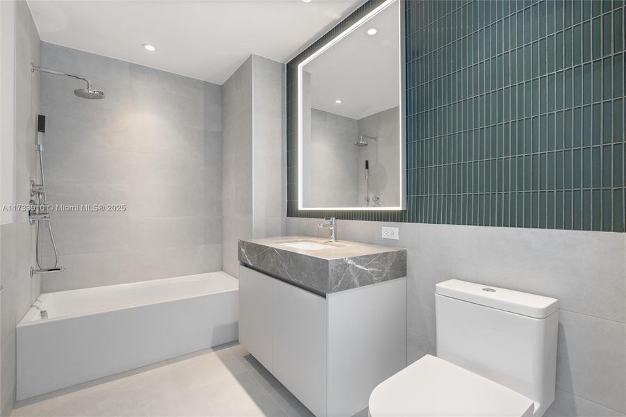 Furnished interior view inside a new home in Five Park, Miami (Image 12). Furnished interior view inside a new home in Five Park, Miami (Image 12).