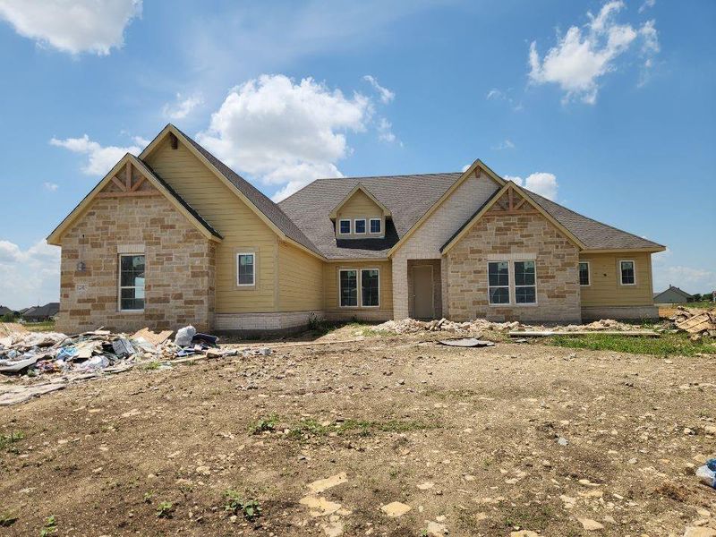 In-progress construction of a new home in Rocky Top, Krum, TX (Image 13).