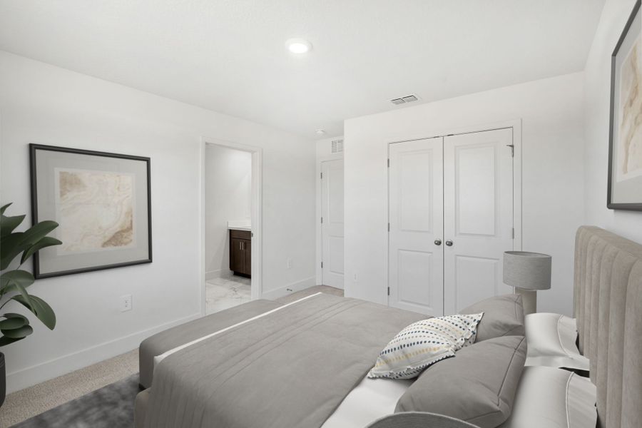 Bedroom 3 with Access to Jack & Jill Bathroom