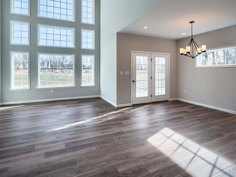 Family Room and Dining Area