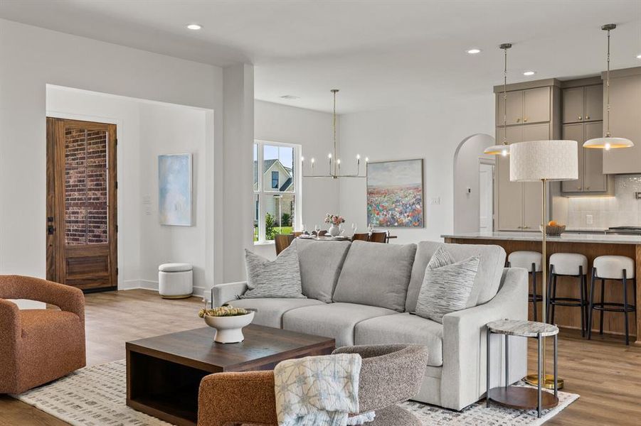 Furnished interior view inside a new home in , Robinson (Image 33).
