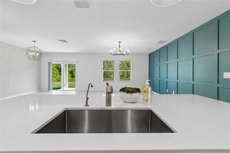 Close-up of interior finishes inside a home in , Land O' Lakes (Image 14).