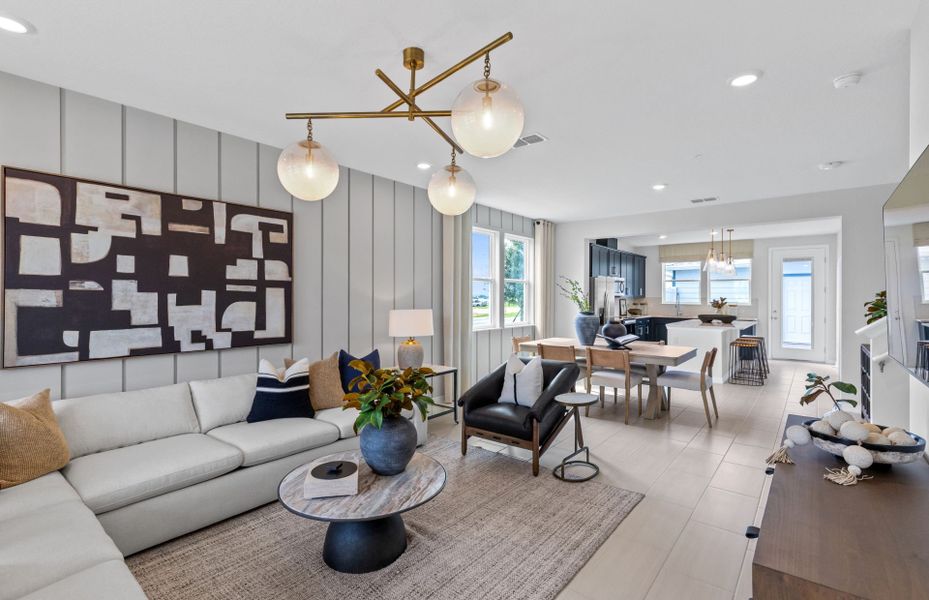 Representative furnished interior of a home built from the Foxtail - Exterior Unit by Pulte Homes in Lakehaven Estates, Clermont (Image 18). Representative furnished interior of a home built from the Foxtail - Exterior Unit by Pulte Homes in Lakehaven Estates, Clermont (Image 18).