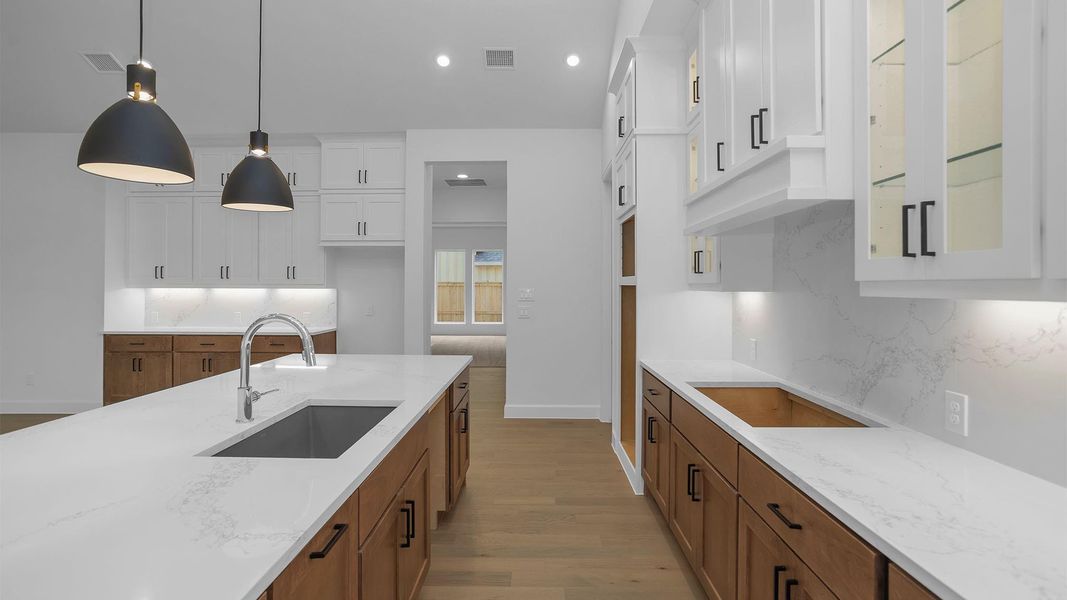 Furnished interior view inside a new home in Fulshear Lakes 80', Fulshear (Image 4).