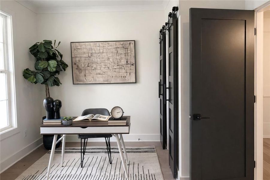 Furnished interior view inside a new home in Creekside, Decatur (Image 6). Furnished interior view inside a new home in Creekside, Decatur (Image 6).
