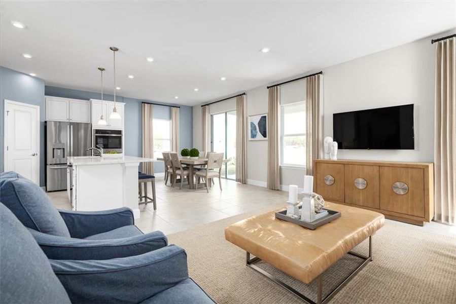 Furnished interior view inside a new home in Cypress Ridge Ranch, Wimauma (Image 7).